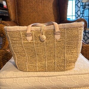 Straw Woven handbag Brighton.